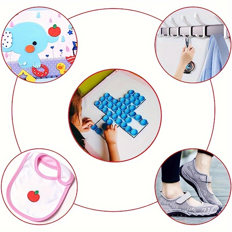 Self Adhesive Hook And Loop Dots Diameter Magic Stickers Dot