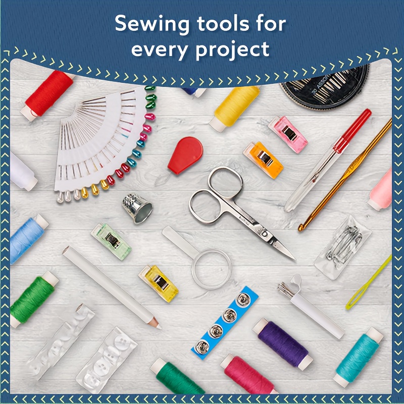 Adults Beginner Sewing Kit with Needles Thimble Craft Tools