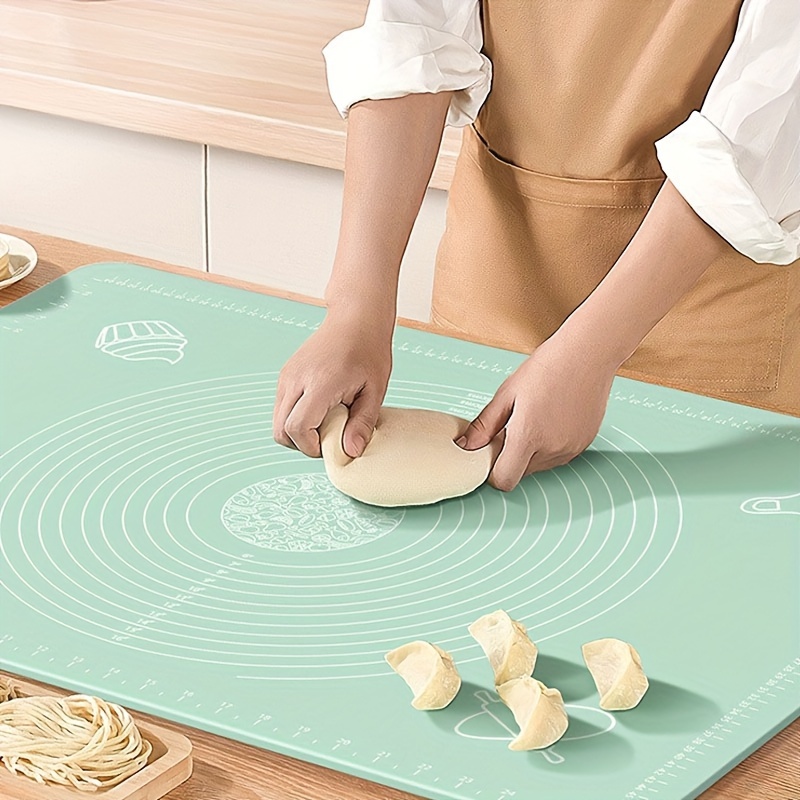 Silicone Pastry Mat, Non-stick Baking Mat With Measurements, Counter Mat,  Pastry Board Rolling Dough Mats, For Bread, Candy, Cookie Making, Baking  Tools, Kitchen Gadgets, Kitchen Accessories - Temu