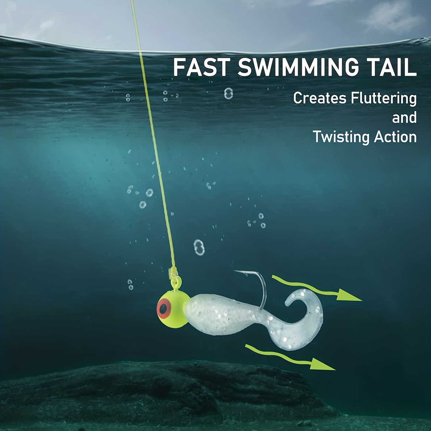 Soft Lures Fishing Swimbaits Paddle Plastic Tail Bait Trout - Temu United  Kingdom