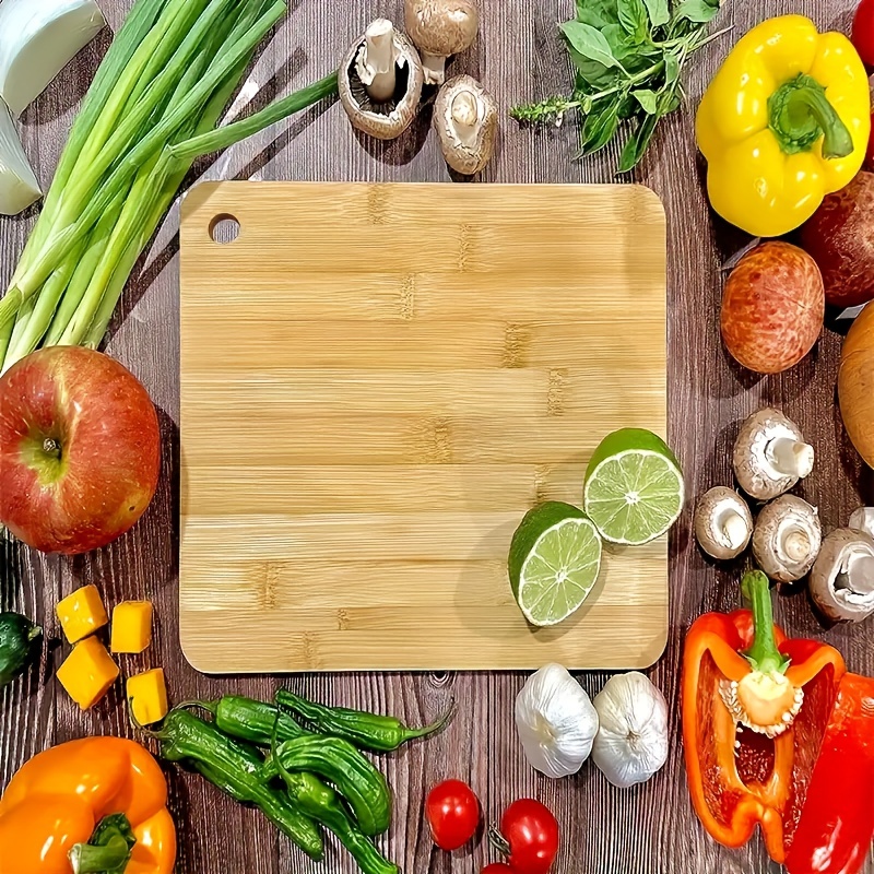 1pc Household Lightweight Wheat Straw Cutting Board, Kitchen Chopping Board  For Fruits, Vegetables And Meats, Chopping Board