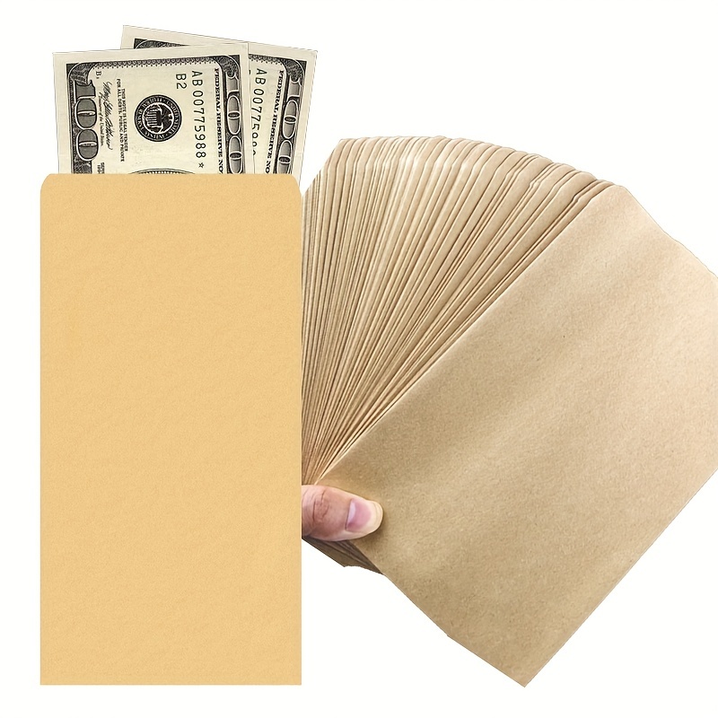 plastic money envelopes