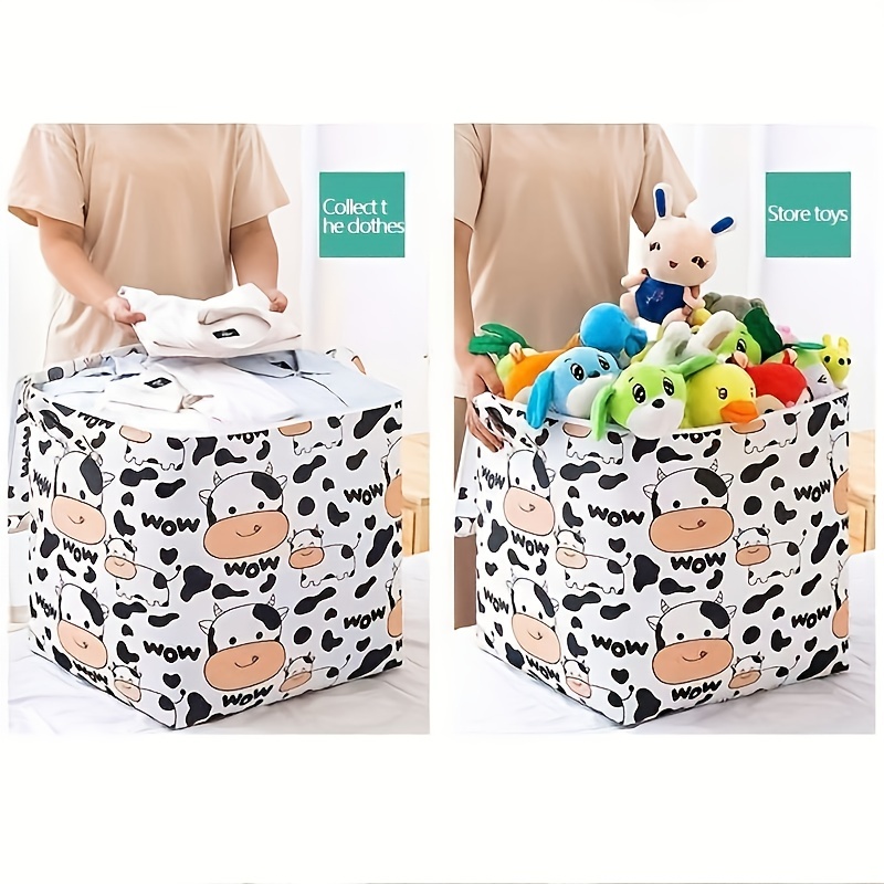 Baby Clothes Storage Bag Wardrobe Storage Box Toy Clothes - Temu