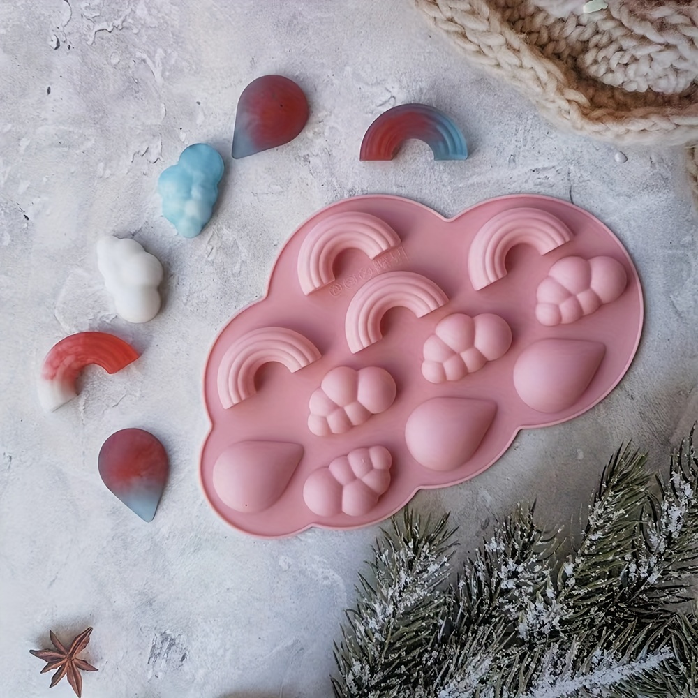 Cloud And Heart Chocolate Molds 3d Silicone Mold Candy Mold - Temu