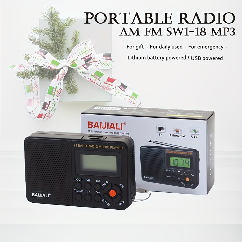 Radio Portable Digitale AM FM SW Radio De Poche Mini Personnel Transistor  Radio