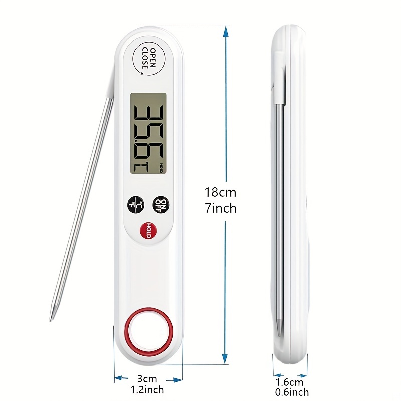 2s Best Fast Instant Read Waterproof Digital Kitchen Thermometer