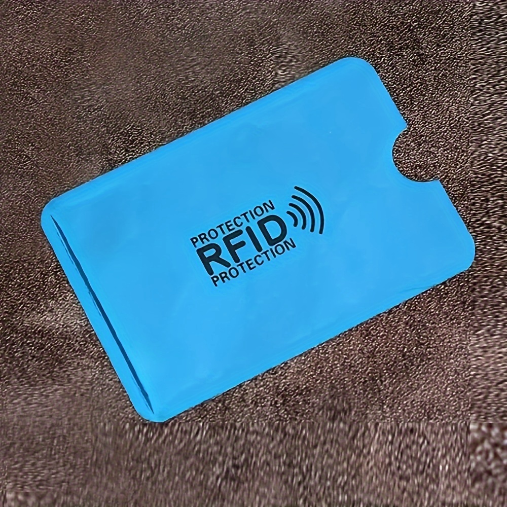 1 3 5pcs Slim Anti Rfid Wallet Blocking Card Reader Bank Card