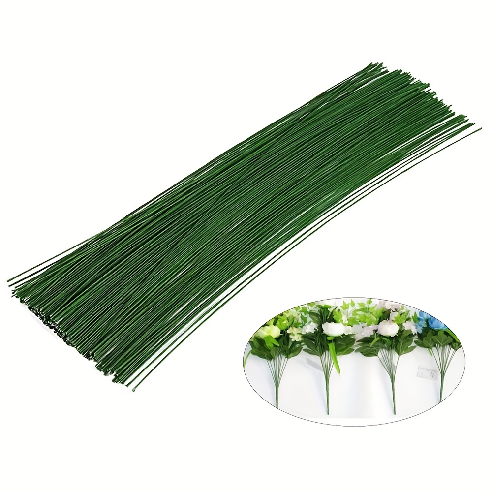 Incraftables White & Green Floral Tape (4pcs), Stem Wire (100pcs), Flower  Wire (30m) & Cutter. Light & Dark Green Flower Tapes for Bouquets. DIY  Flower Arrangements & Boutonniere Supplies Kit