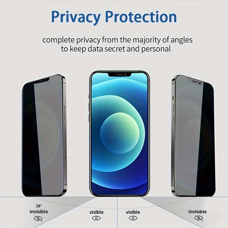 Private Anti-Spy Tempered Glass for iPhone 15 Plus 15 Pro Max 14 Pro SE 2022