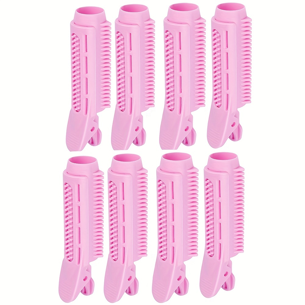 

8pcs Fluffy Volumizing Hair Root Clips - Self-grip Hair Styling Tool For Instant Bangs And Diy Hair Rollers For Women