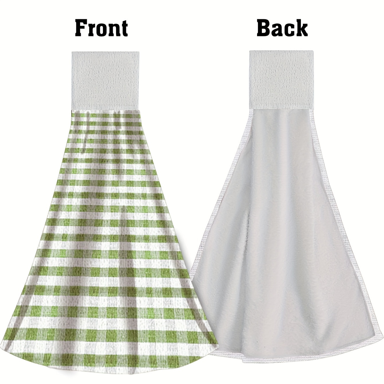 Plaid Pattern Fingertip Towels, Hanging Towel For Wiping Hands, Highly  Absorbent & Quick Drying Dish Towels, Hanging Tie Towel For Bathroom Kitchen,  Bathroom Supplies - Temu