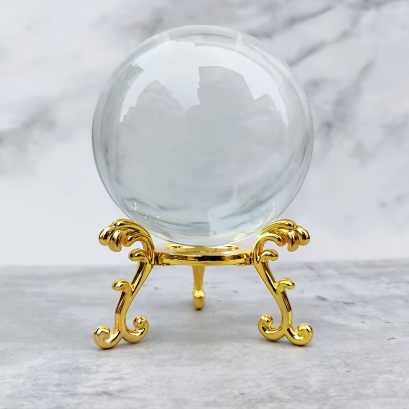 Bola de cristal K9, bola de cristal transparente, esfera mágica para  decoración, fotografía de lentes, meditación, adivinación de mirada, adorno  de