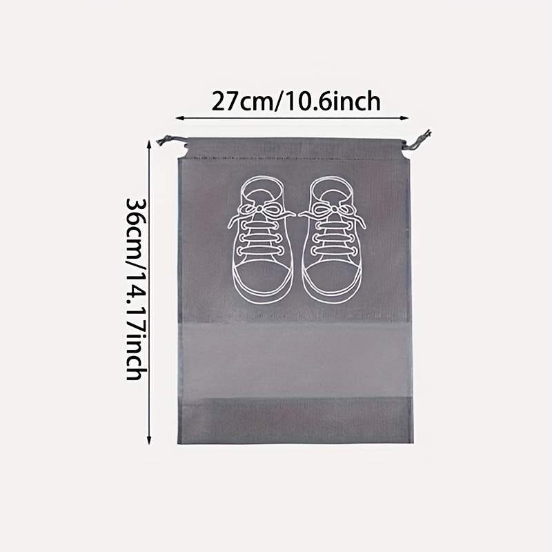 Non-woven Travel Portable Shoe Storage Bags - Temu