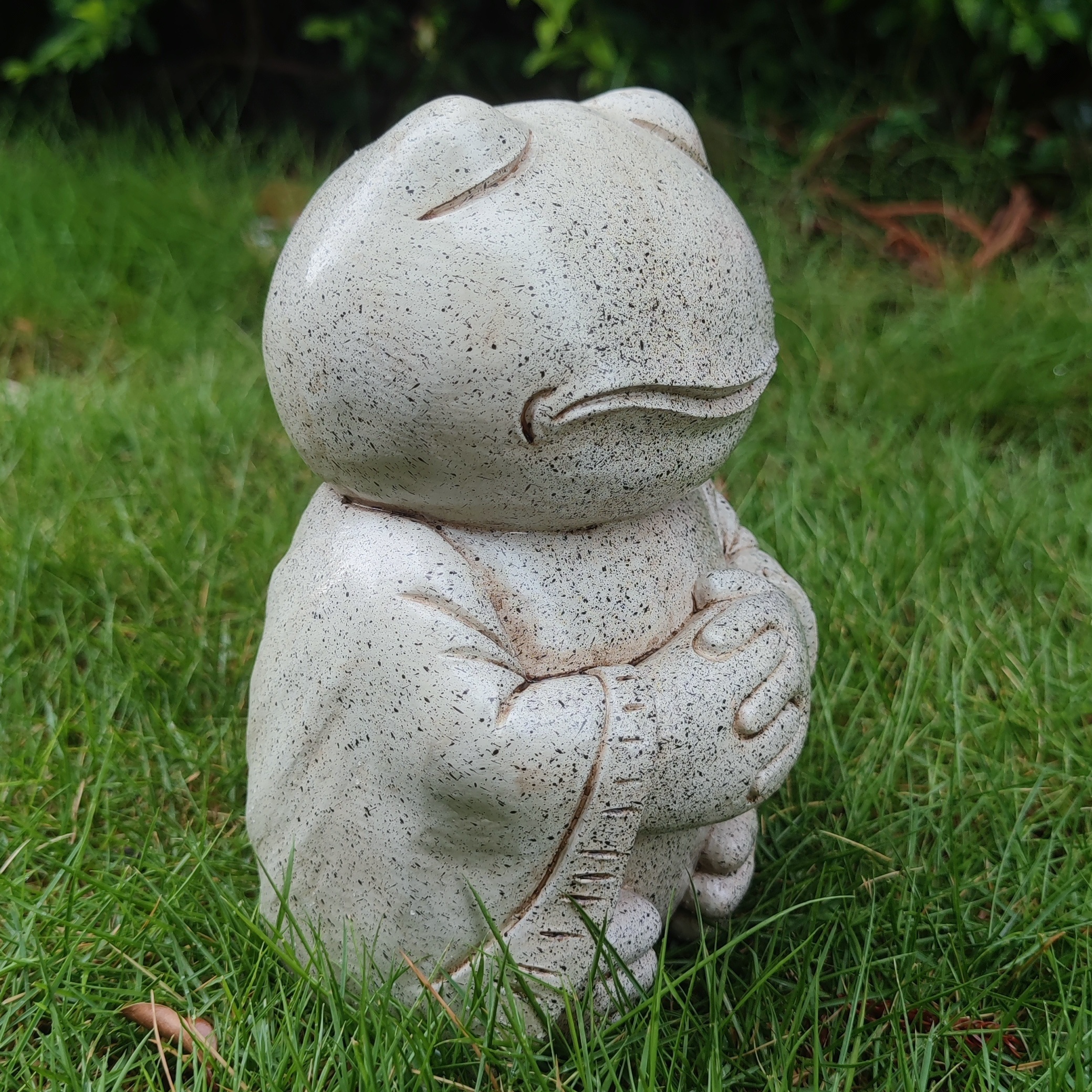 Frog Zen Buddha Resin Ornament Yoga Relaxed Pose Meditation - Temu