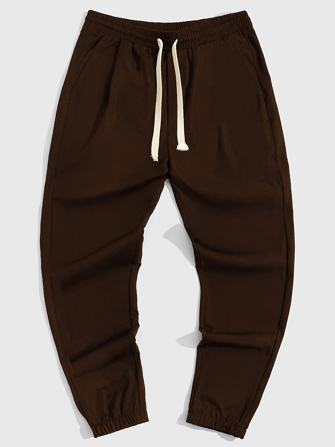 V sign Print Men's Sweatpants Casual Drawstring Jogger
