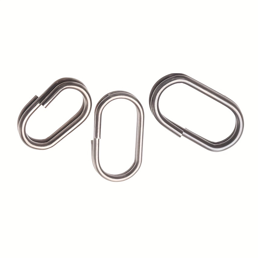 Heavy Duty Stainless Steel Fishing Split Rings High Strength