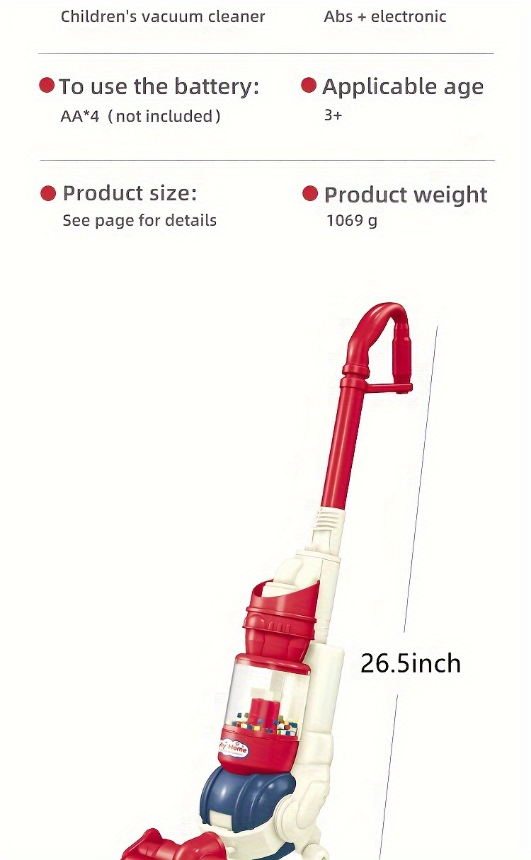 Household electric appliance simulation cleaner sweeper set - CJ-2899895 -  ChengJi Toys