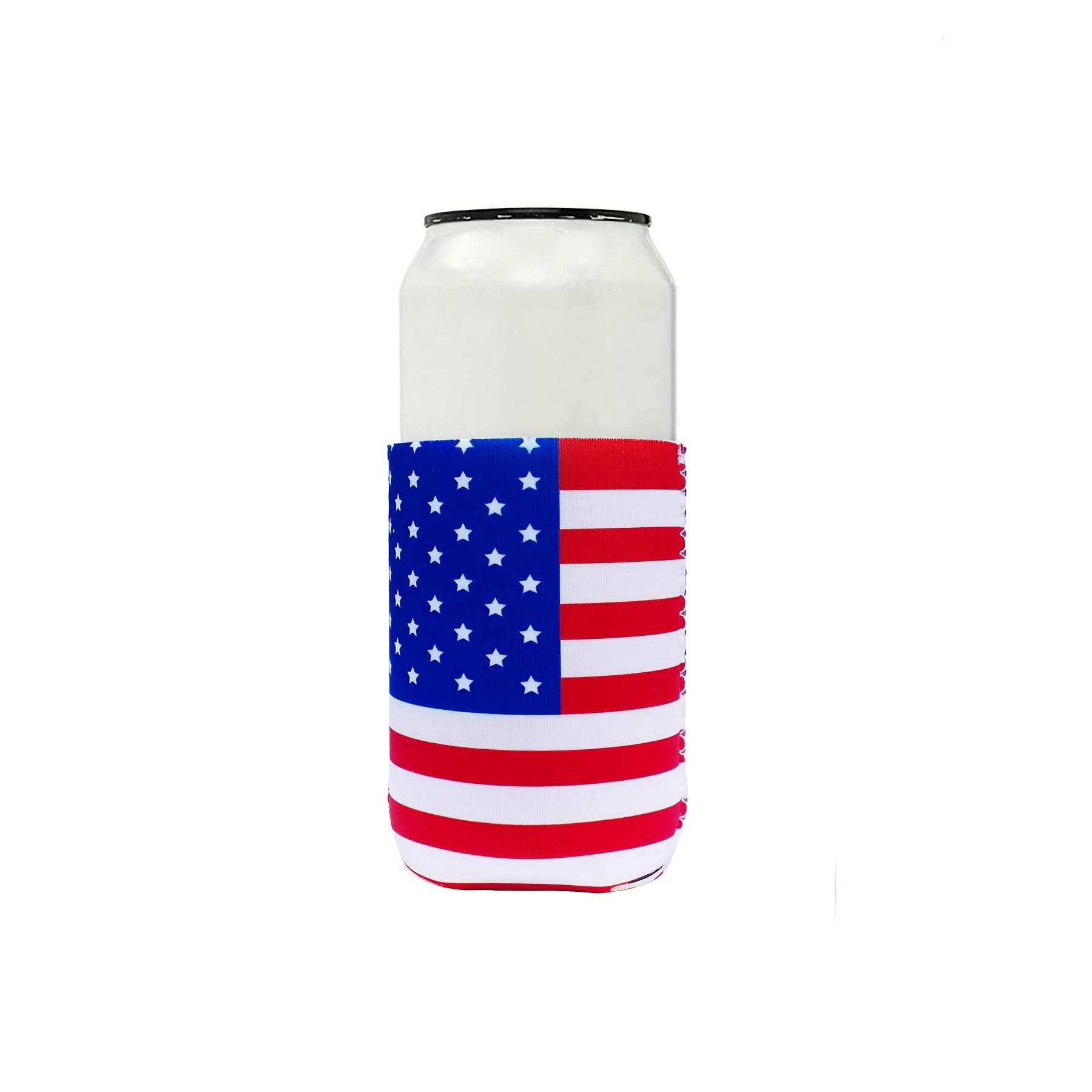 10pcs Beer Can Cooler Blank Neoprene Can Sleeves Collapsible