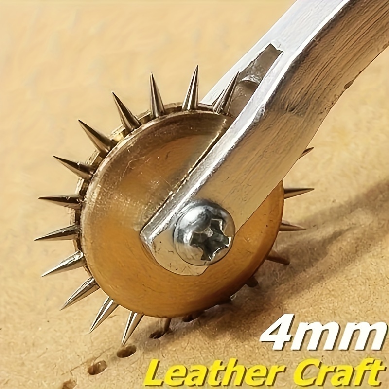 Leather Fixed Point Marking Wheel Manual Diy Steel Tooth - Temu