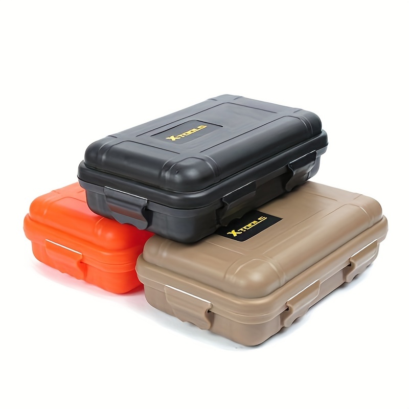 Tbest Eboxer Protective Waterproof Case,Outdoor Waterproof Shockproof  Airtight Survival Box Storage Container Case Carry Box Black Dry Storage  Box for