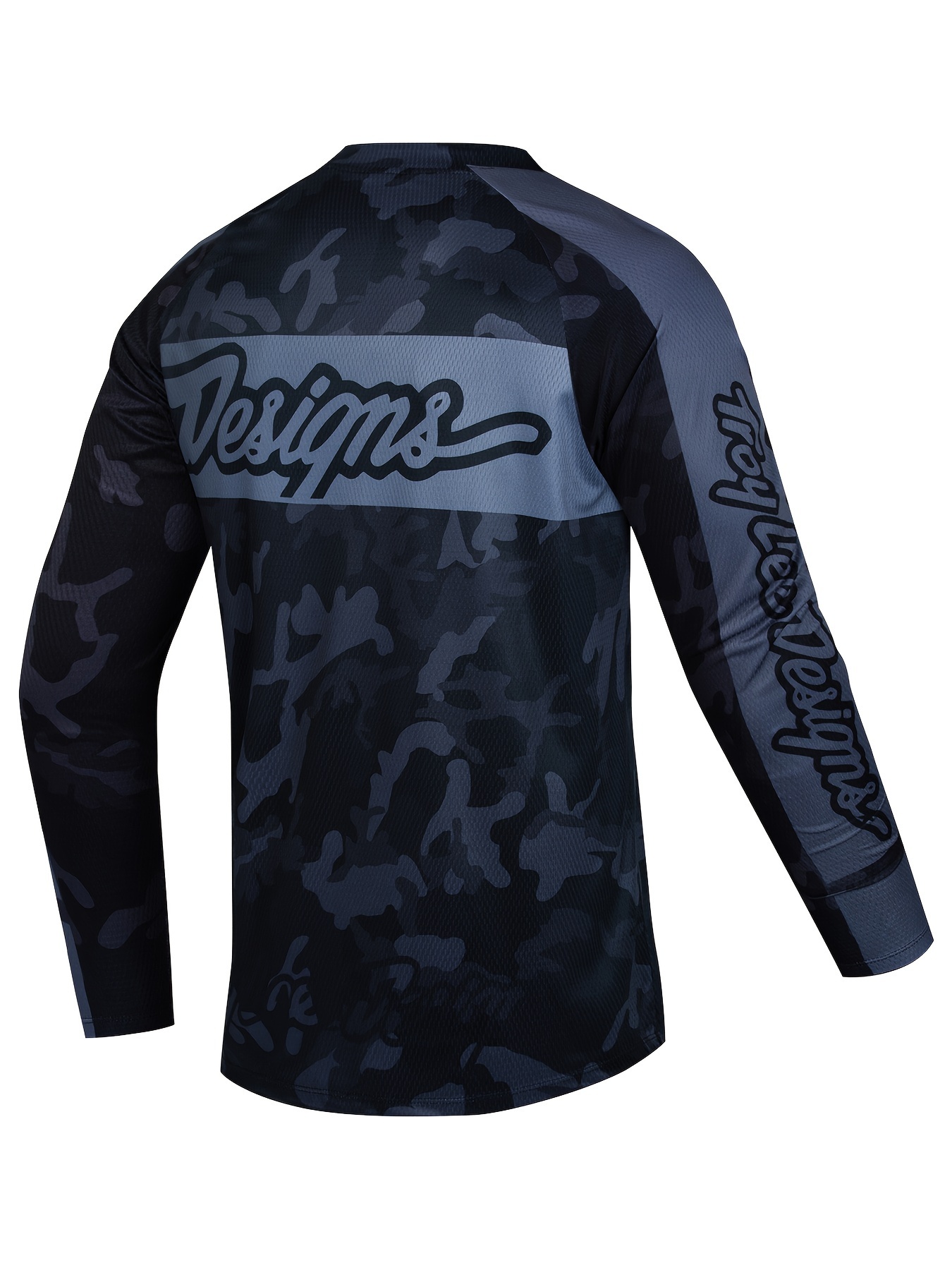 Maillot De VTT Homme Hulg - Respirant, Anti-Transpiration, Protection UV - Pour Cyclisme, BMX, Descente