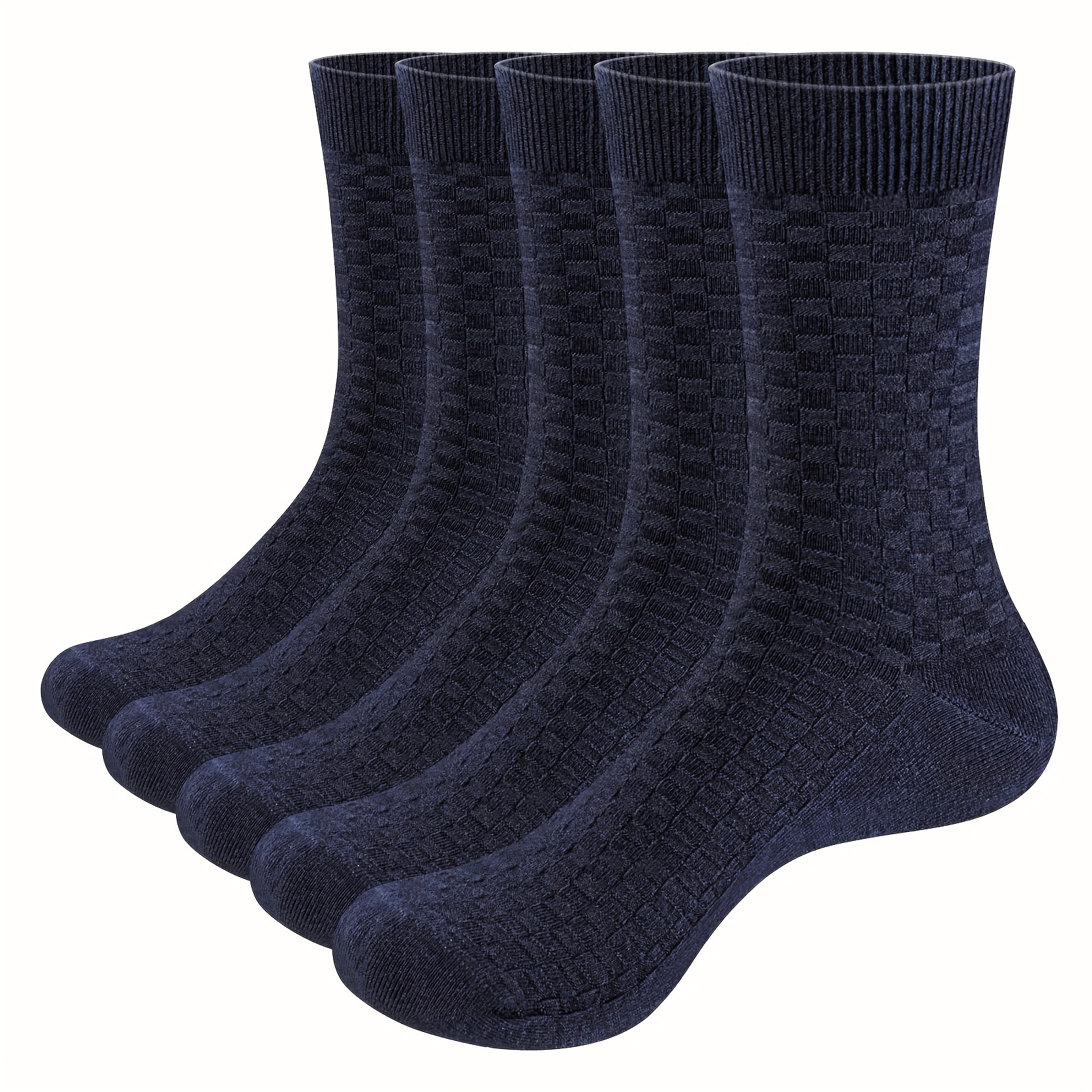 Calcetines de trabajo para hombre Calcetines de algodón acolchados para  tobillo (5 pares)