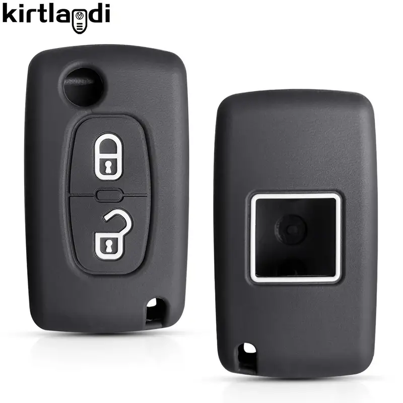 Silicone Car Key Case Holder Key Cover For Citroen C2 C3 C4 - Temu