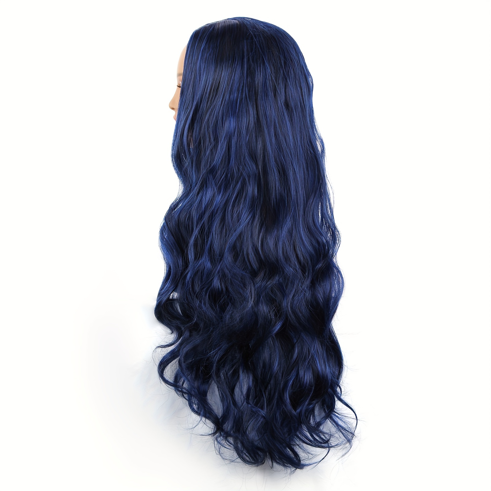 Long Wavy Middle Part Cosplay Wig Synthetic Heat Resistant