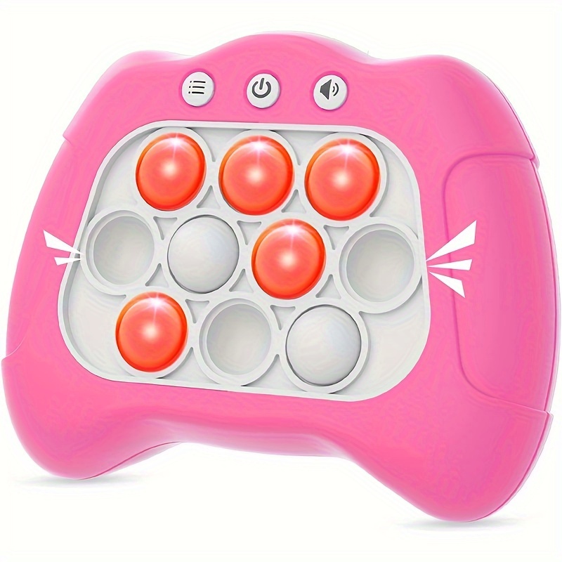 Bubble Game Handheld,Speed Push Game Machine- Quick Push Bubble Competitive  Game Console Series,Fidget Console,Music Whack A Mole Handheld Game,Have