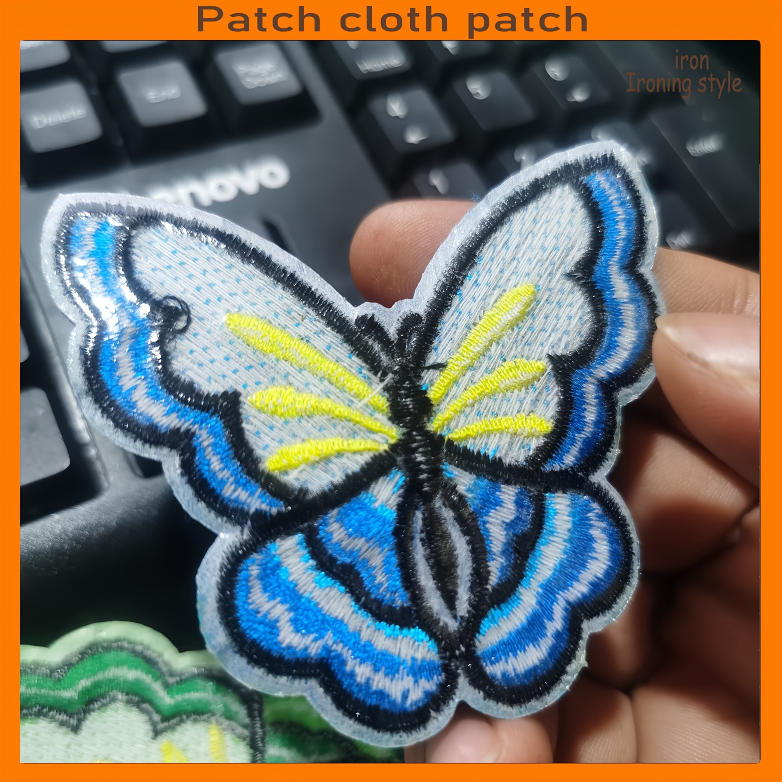 Colorful Butterfly Embroidery Cloth Stickers Clothes And - Temu