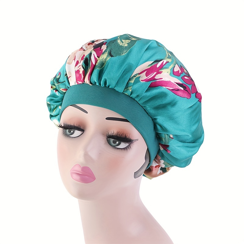 Satin Bonnet Imitation Silk Bonnet Hair Bonnet For Sleeping - Temu