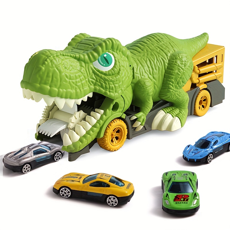 T-Rex Devouring Car Storage Toy - Dino Can Eat Car