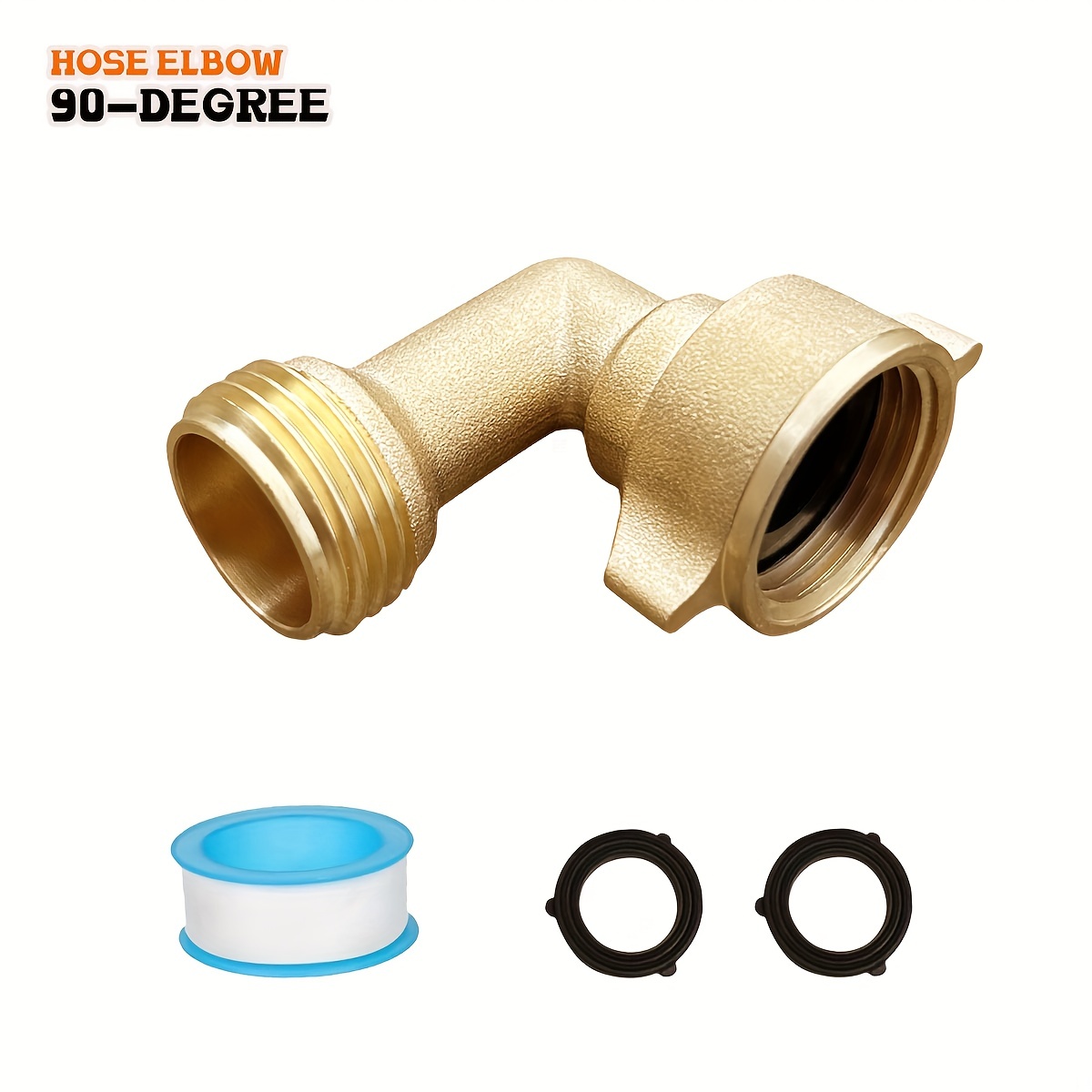 90 Degree Garden Hose Elbow With Shut Off Valve Ght Solid - Temu Canada