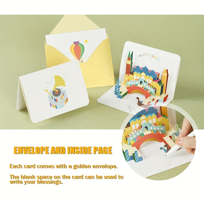 Carte De Vœux Noël Faite Main – Ange – Multicolore – Avec Enveloppe