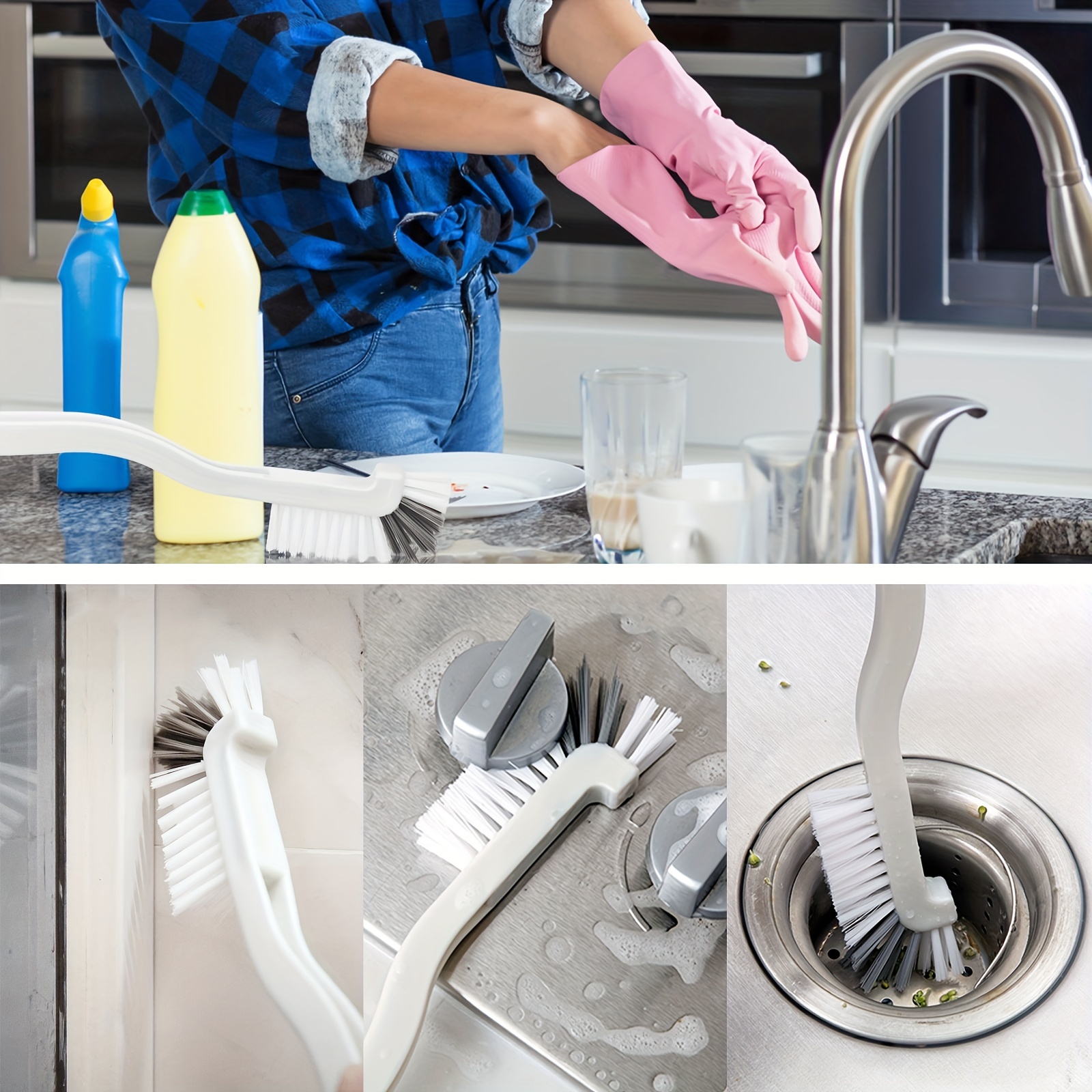 Cleaning Brushes: Perfect For Boat Cleaning Kitchen Sink - Temu