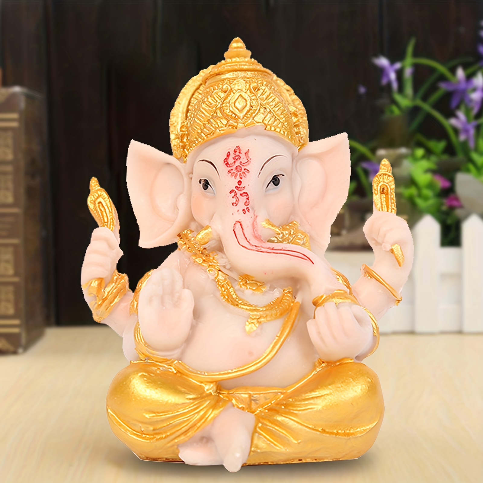 Statue De Décoration De Tableau De Bord De Voiture Ganesh Avec