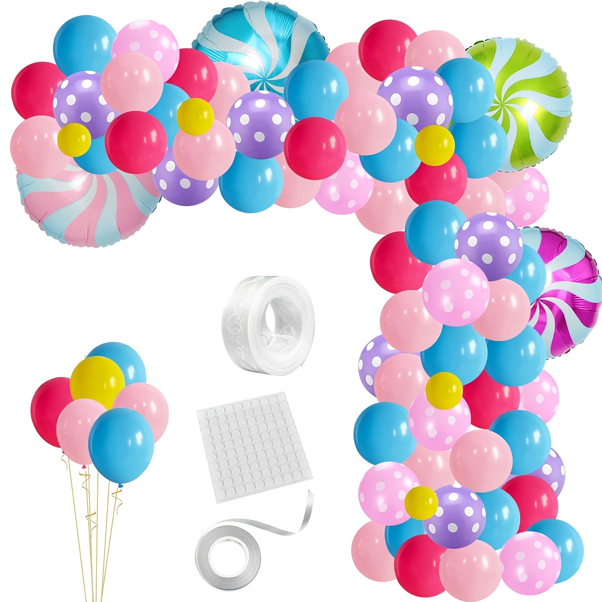 Guirlande de ballons bonbons