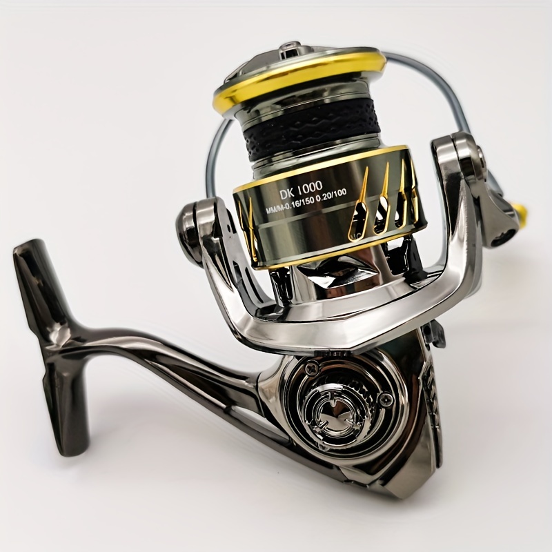1pc Aluminum Alloy Fishing Reel, 5.7:1 Gear Ratio 7+1BB Spinning Reel, Left  And Right Hand Interchangeable, Fishing Tackle