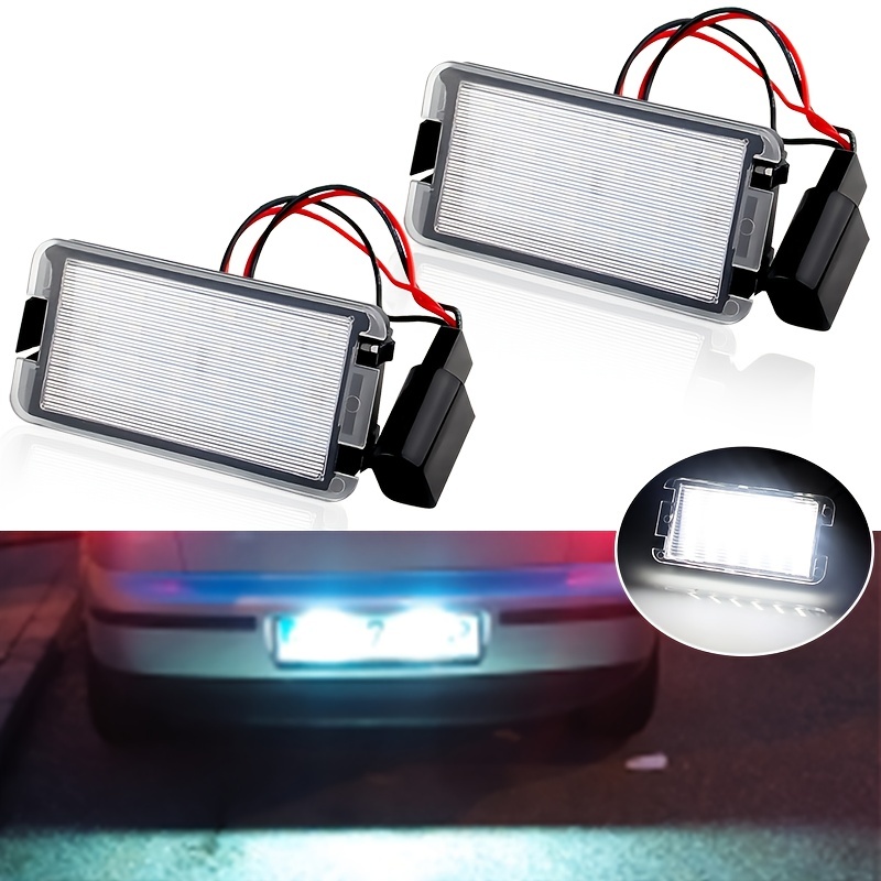 Luz LED de matrícula para coche, lámpara para Seat Leon MK2 MK3 Ibiza MK4  MK5 Altea