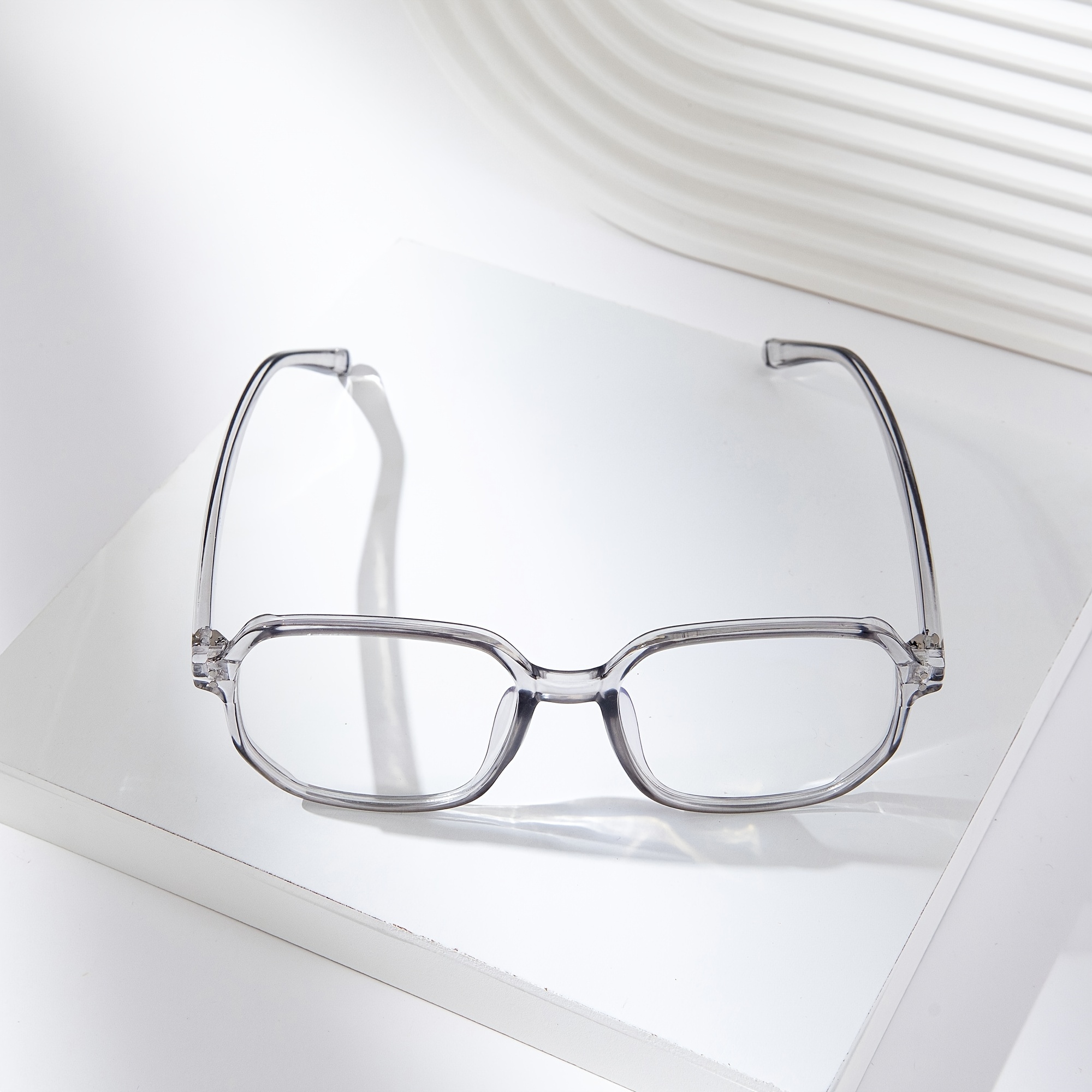 Stylish Square Frame Light Blocking Glasses