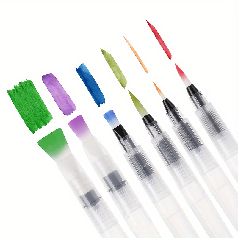 Water-soluble Color Brushes, Compatible With All Watercolor Paints And  Media., Shop On Temu And Start Saving