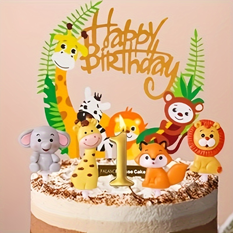 Cake Toppers Animaux de la Forêt - Recyclable