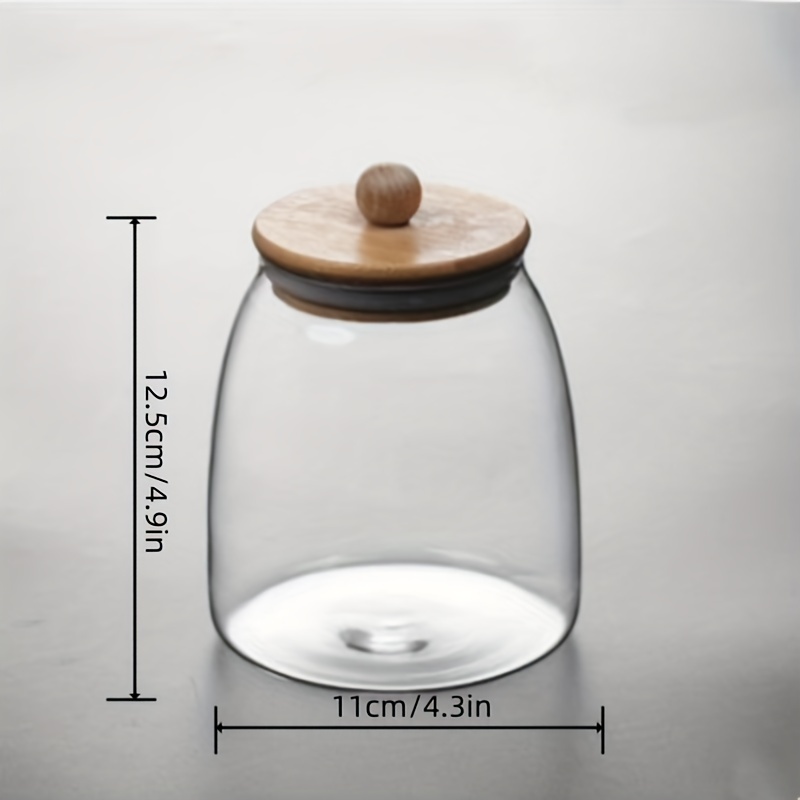 New Design Stripe Glass Jars High Forosilicate Tea Leaf Food Spice