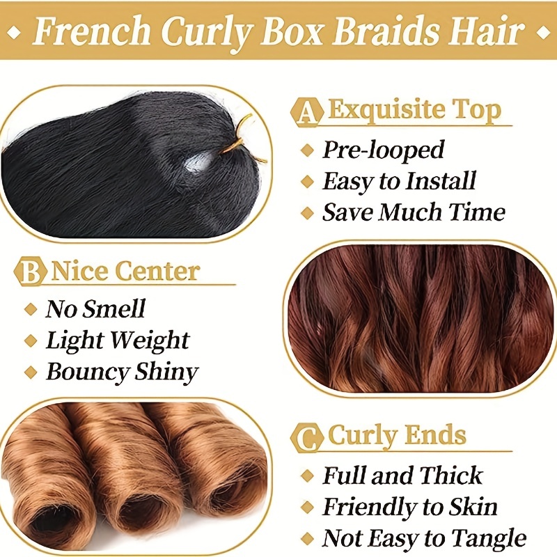 French Curly Braiding Hair Loose Wave Spiral Curly Crochet - Temu Canada