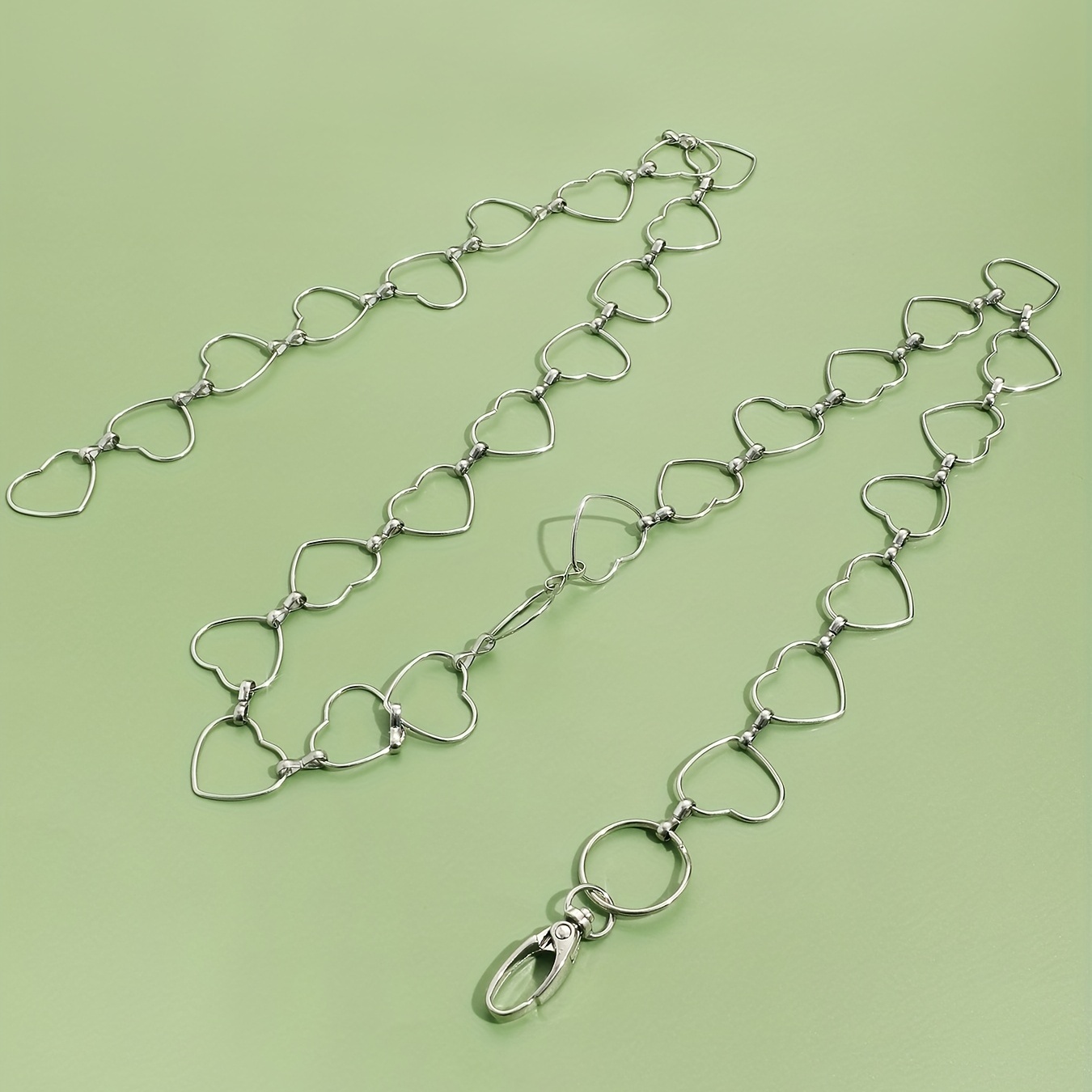Long Adjustable Hollow Star Shape Waist Chain Belt, Y2K Style