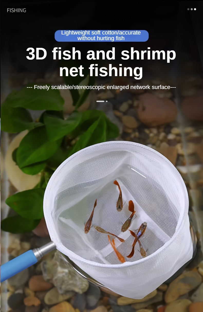 Small Fish Catch Nets Plastic Handle: Perfect Aquariums Fish - Temu