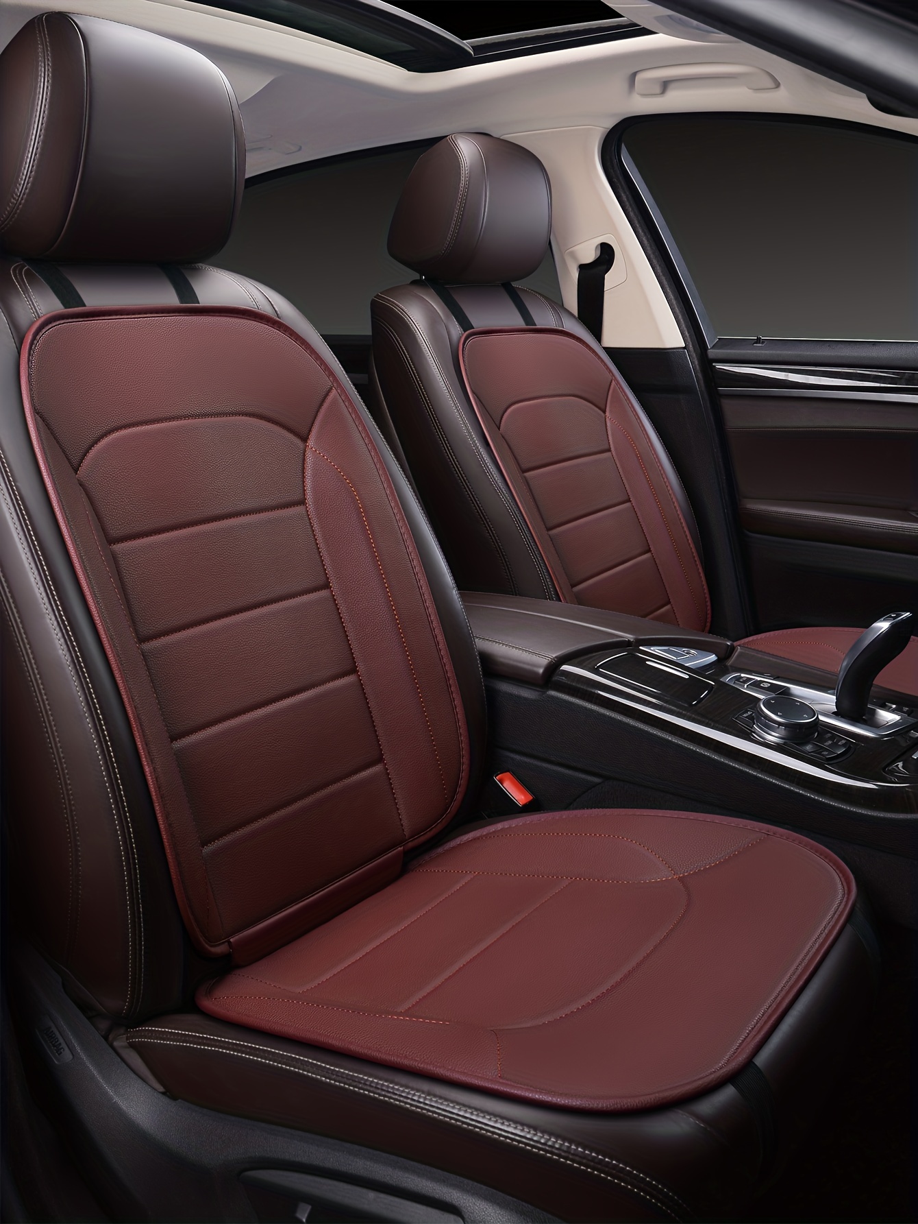 Acquista ELUTO 4 Colori Coprisedili per auto universali in pelle PU  Accessori per auto SUV 3D Protezione per seggiolino auto Full Surround  Cuscino per sedile anteriore Impermeabile
