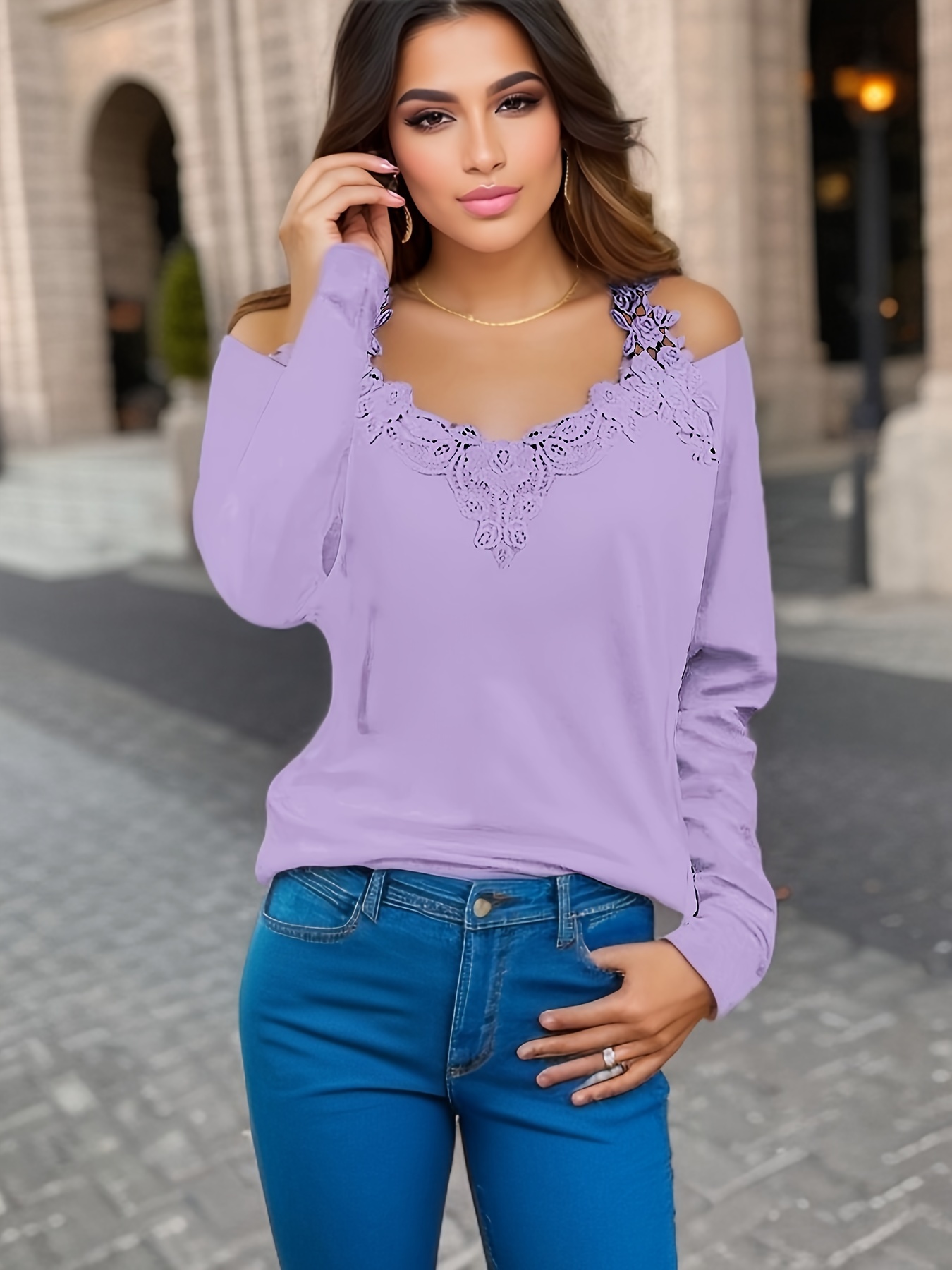Spring Lace Sweatshirt, Fashion & Style