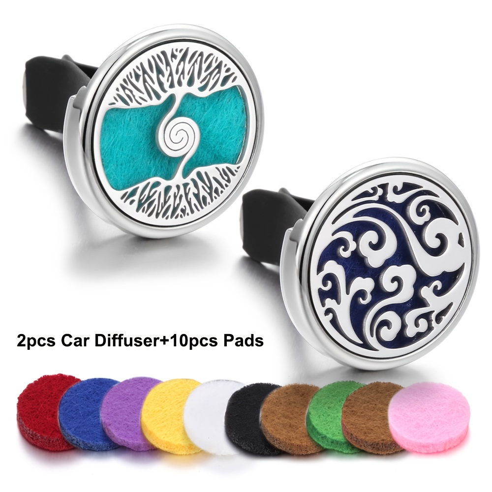 Tree Of Life Aromatherapy Diffuser Car Air Vent Clips Air - Temu