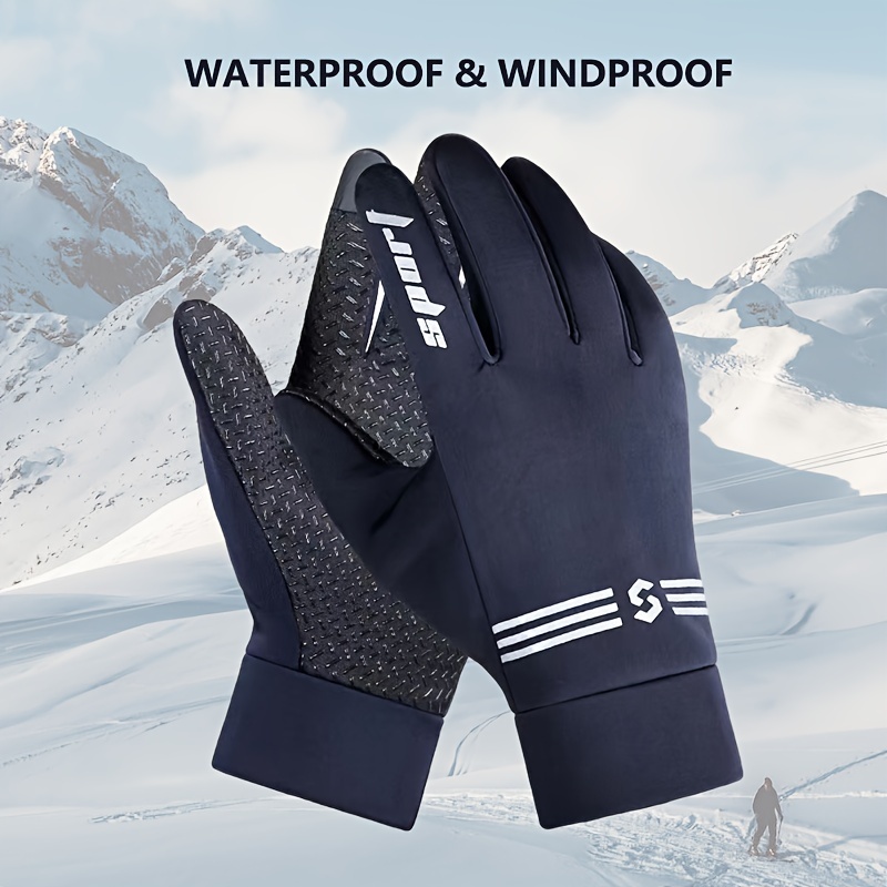 3d Warm Gloves Waterproof Windproof Anti Slip Touch Screen - Temu